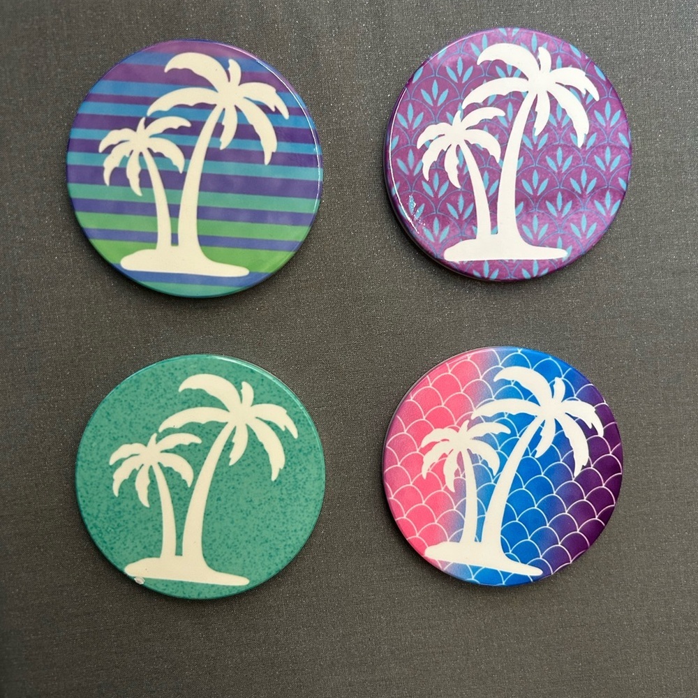 Palm‎ tree coasters